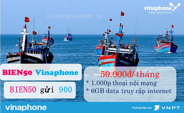 Gói cước BIEN50 mạng Vinaphone