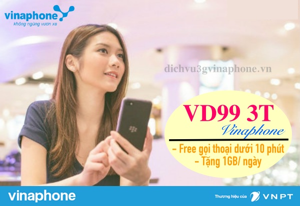 Đăng ký gói VD99 3T của Vinaphone