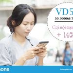 Đăng ký gói VD50 Vinaphone tặng 14GB Data và Miễn phí gọi thoại