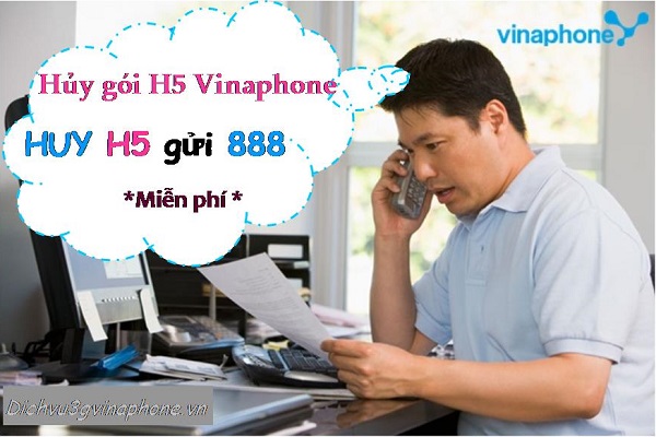 Hủy gói data H5 Vinaphone