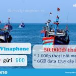 Đăng ký gói BIEN50 Vinaphone TẶNG 6GB data và 1000 phút gọi