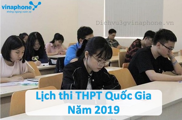 Lịch thi THPT Quốc Gia năm 2019