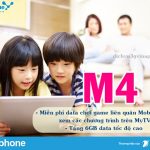 Gói M4 Vinaphone Miễn Phí Data chơi Liên quân Mobile và MyTV Net