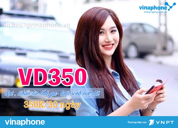 Đăng ký gói VD350 của Vinaphone 