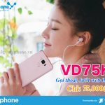 Đăng ký gói VD75K Vinaphone 30GB, Miễn phí gọi chỉ 75k/tháng