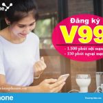 Đăng ký gói V99 Vinaphone gọi nội mạng, ngoại mạng chỉ 99k