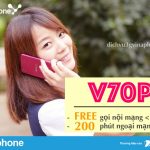 Đăng ký gói V70P Vinaphone thả ga gọi thoại chỉ với 70K/tháng