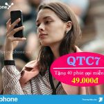 Gói TQC7 Vinaphone ưu đãi 40 phút gọi sang Trung Quốc chỉ 49K